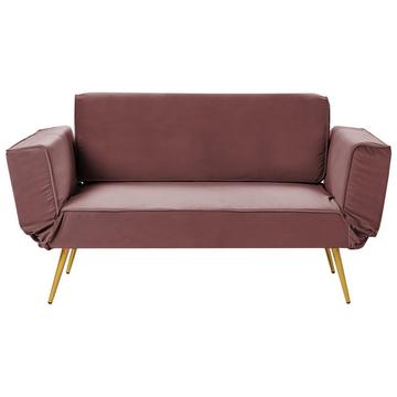 Schlafsofa aus Samtstoff Glamourös SAARELA