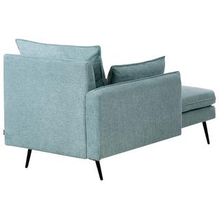 Beliani Chaise longue côté droit en Tissu Minimaliste YERRES  