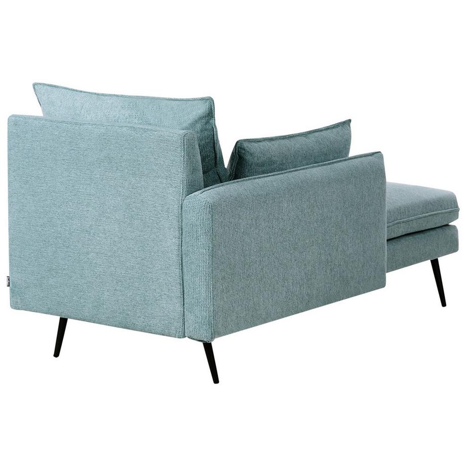 Beliani Chaise longue versione destra en Tessuto Minimalista YERRES  