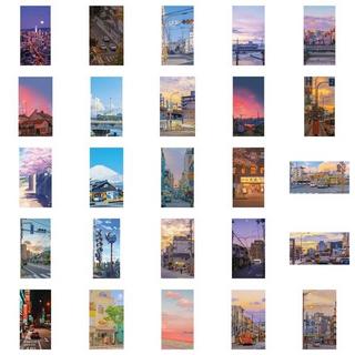 Gameloot Confezione di adesivi - Città  