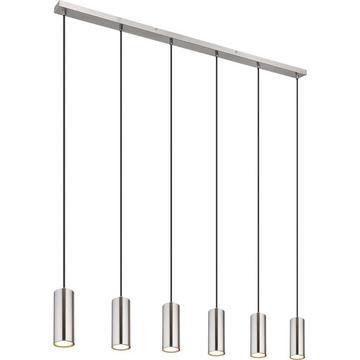 Lampe à suspension Robby métal nickel mat 6xGU10