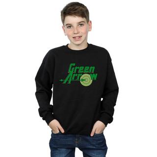 DC COMICS  Green Arrow Text Logo Sweatshirt 