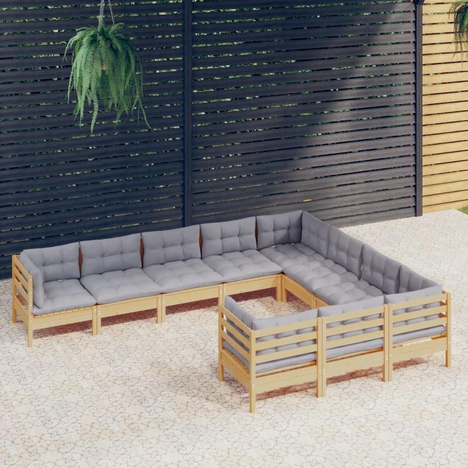 VidaXL Garten-lounge-set kiefernholz  