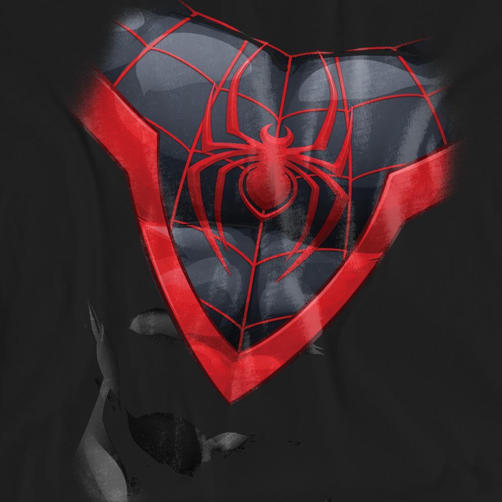 Spider-Man Miles Morales T-Shirt Stampa Grafica  