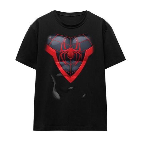 Spider-Man Miles Morales T-Shirt Stampa Grafica  