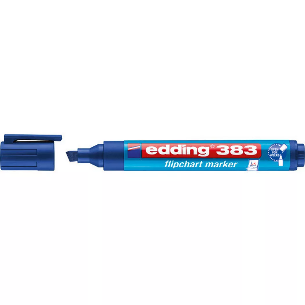 edding 383 Flipchart Marker Blue 4-383003