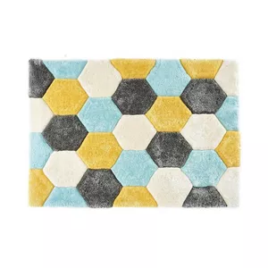Tappeto shaggy effetto 3D TOMETTE Multicolore 2