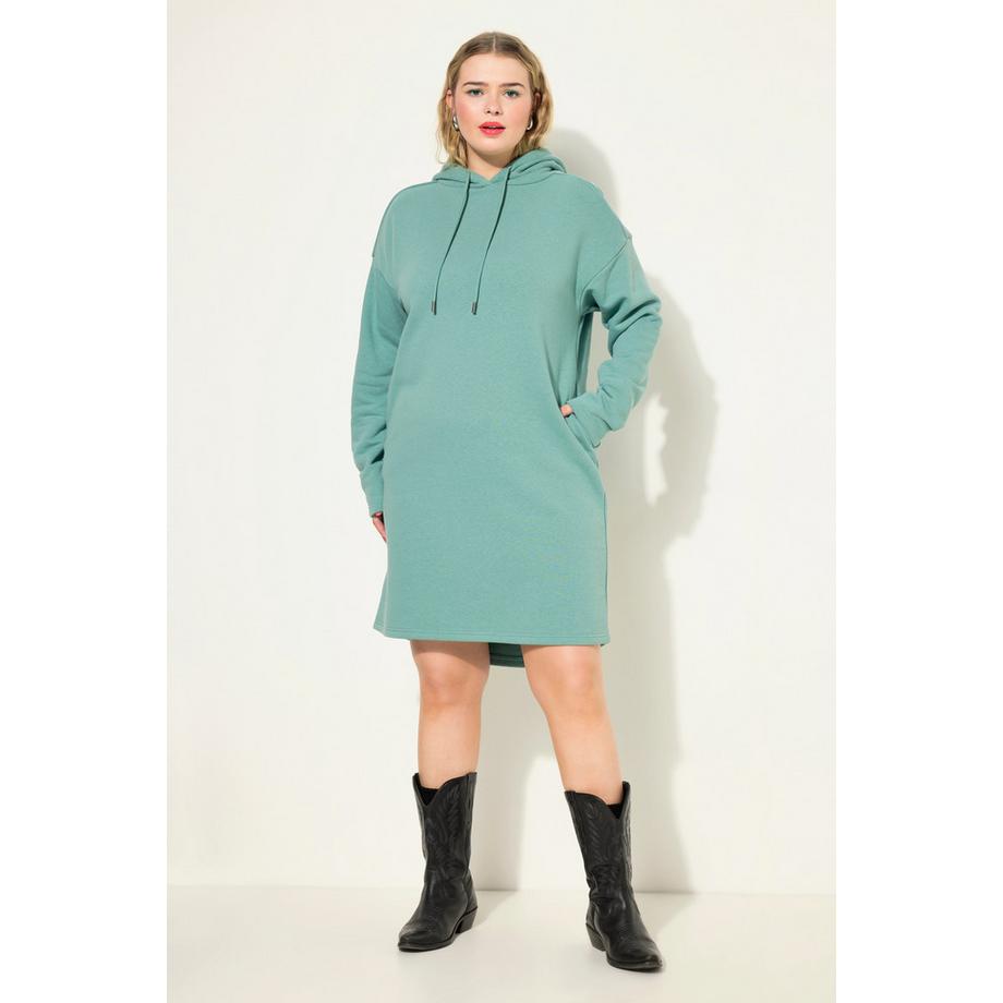 Studio Untold Oversized Kapuzen Langarm Sweatkleid  