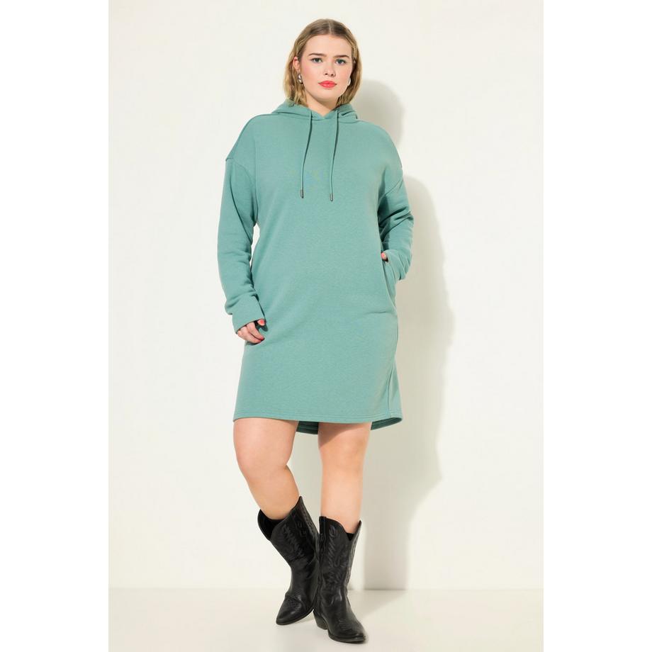 Studio Untold Oversized Kapuzen Langarm Sweatkleid  