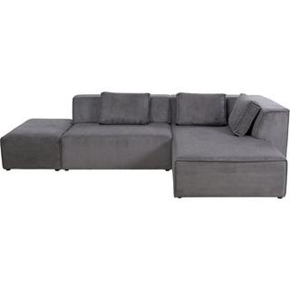 KARE Design Ecksofa Infinity Ottomane Cord rechts  