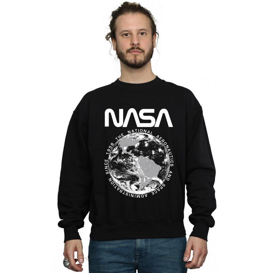 Nasa Earth Logo Regular Fit Sweatshirt  
