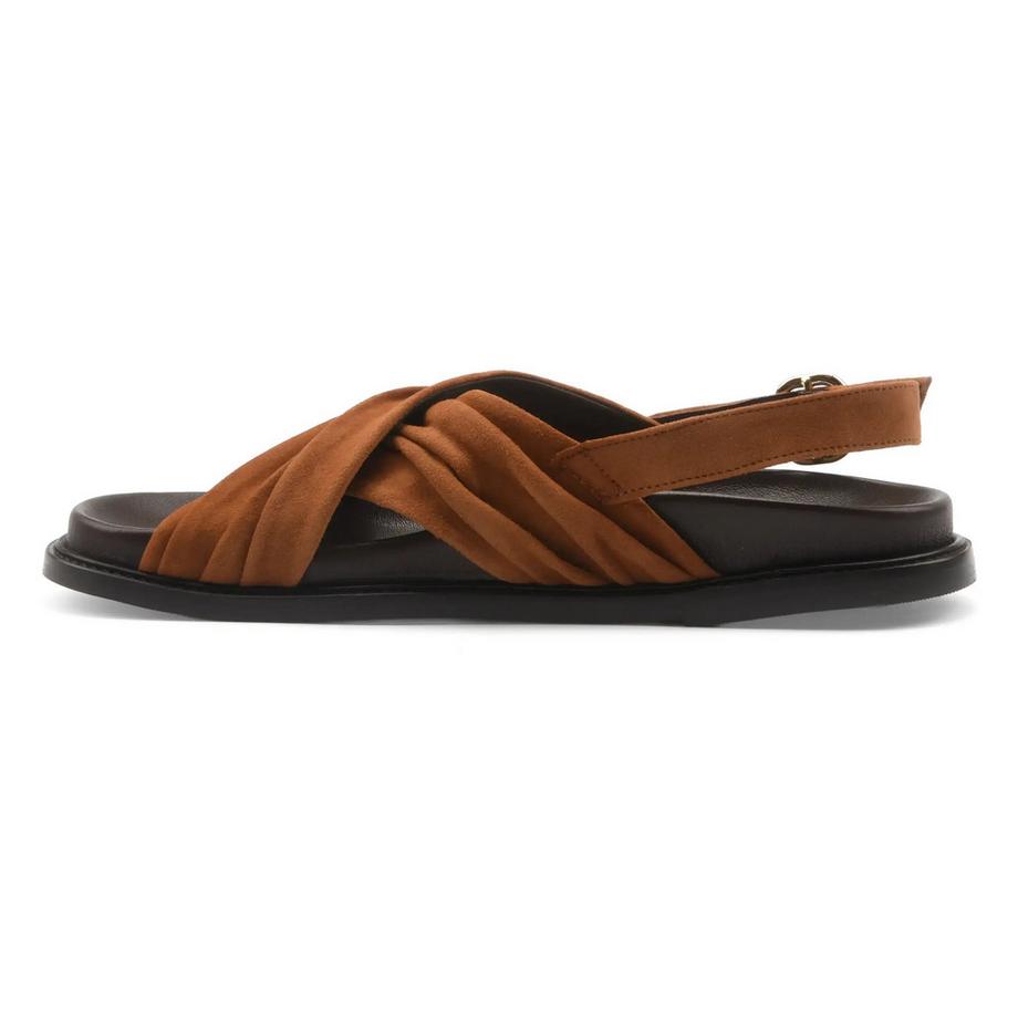 Maison Toufet Diane Slingback Sandale mit gerüschten Riemen  