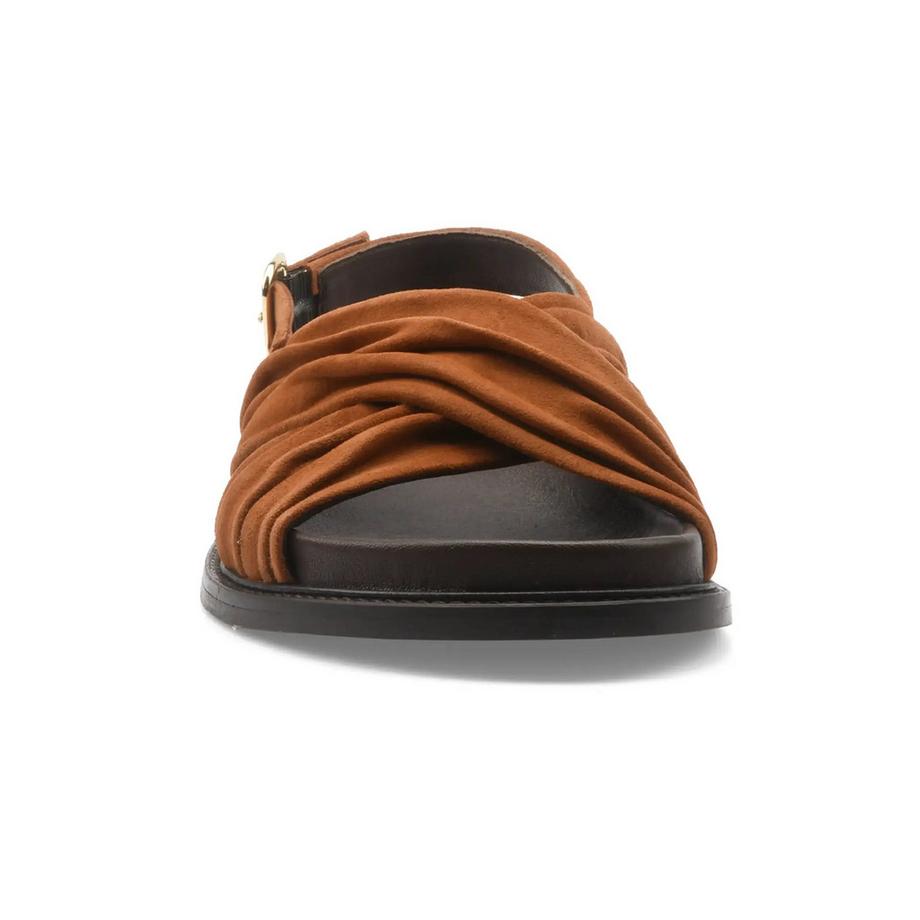 Maison Toufet Diane Slingback Sandale mit gerüschten Riemen  