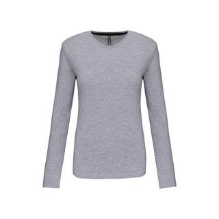 Kariban T-shirt Maniche Lunghe Girocollo  