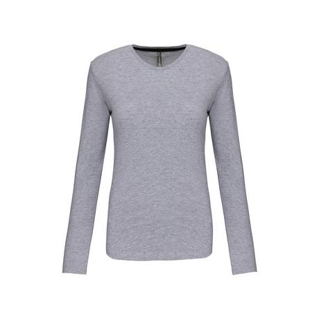 Kariban T-shirt Maniche Lunghe Girocollo  