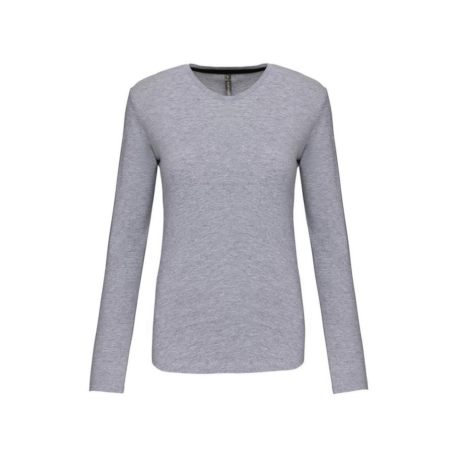 Kariban T-shirt Manches Longues Col Rond  