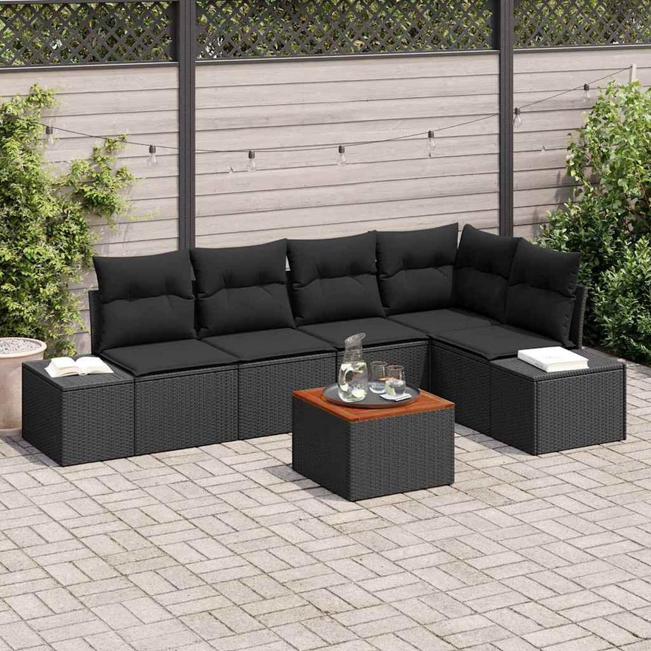 VidaXL Divano da giardino Polyrattan  
