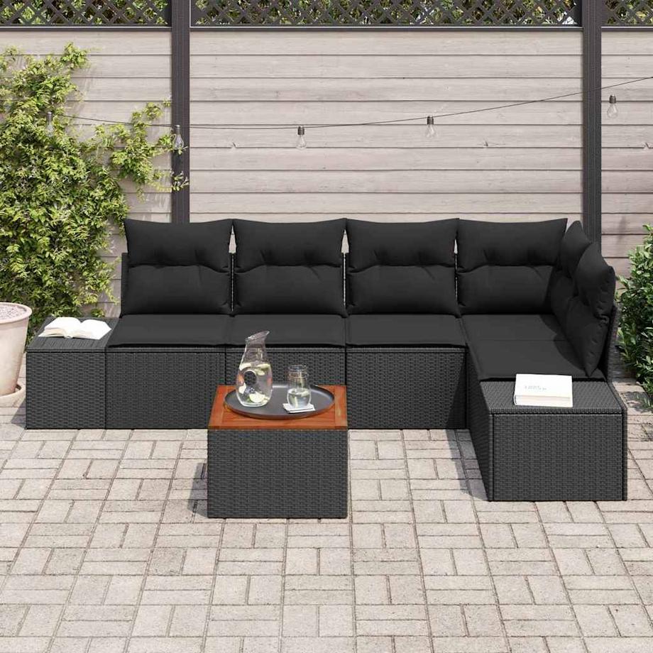 VidaXL Divano da giardino Polyrattan  