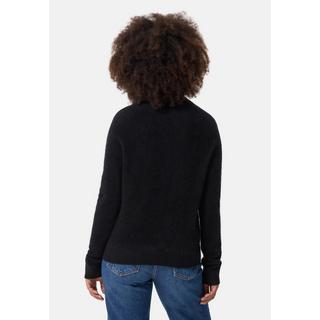 CASH-MERE.CH Brushed Kaschmir Pullover kurzer Stehkragen  