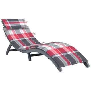 VidaXL Chaise longue bois d'acacia  