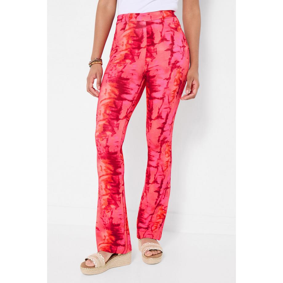 Joe Browns Pantalon Jersey Évasé avec Imprimé Tie-Dye  