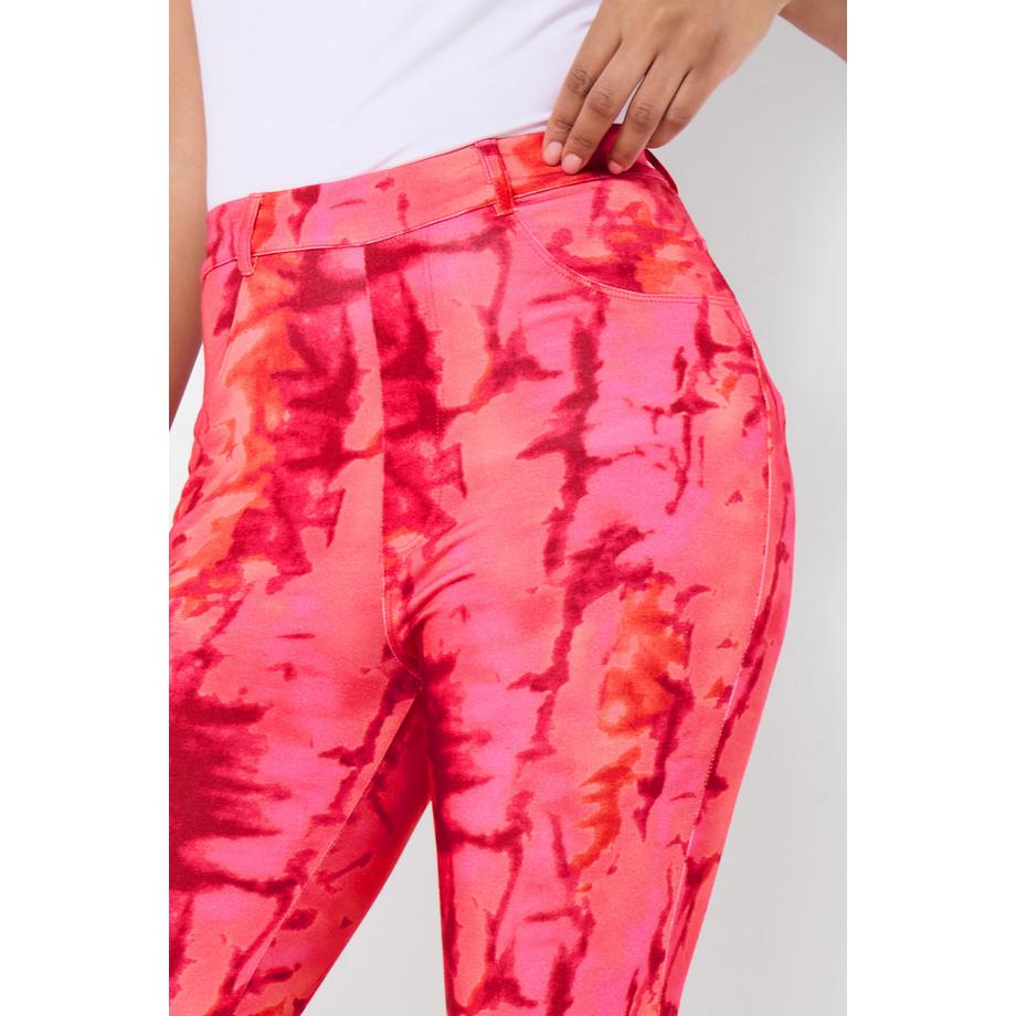 Joe Browns Pantalon Jersey Évasé avec Imprimé Tie-Dye  