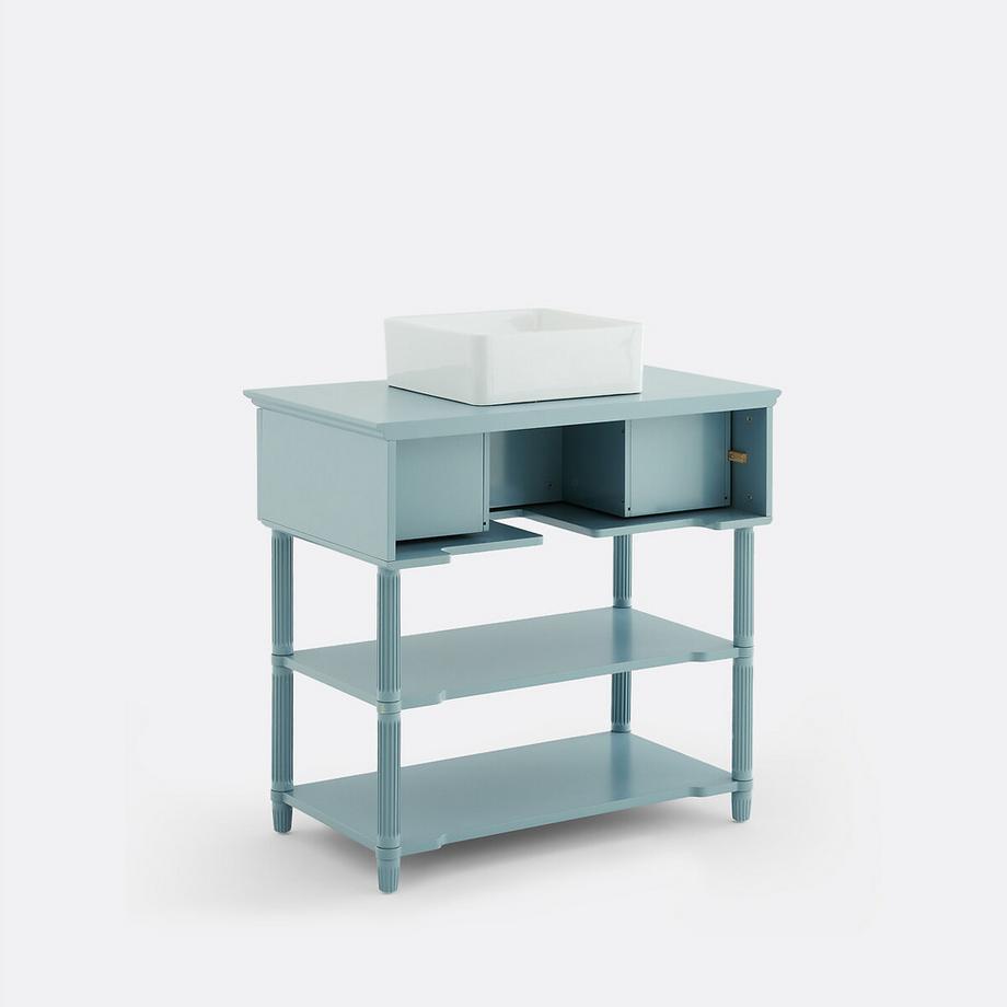 La Redoute Intérieurs Waschbeckenunterschrank aus geflochtenem Rattan L85 cm  