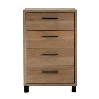 mutoni Commode Roskilde 4 tiroirs chêne poutré massif  