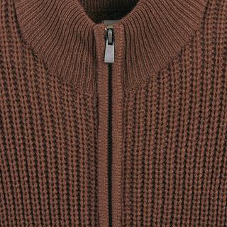 La Redoute Collections  Strickjack mit Reissverschluss und Stehkragen 