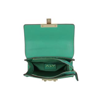 ALV by Alviero Martini Borsa a tracolla motivo timbro passaporto  