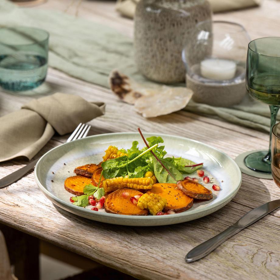 like. by Villeroy & Boch Piatto piano Perlemor Alga  