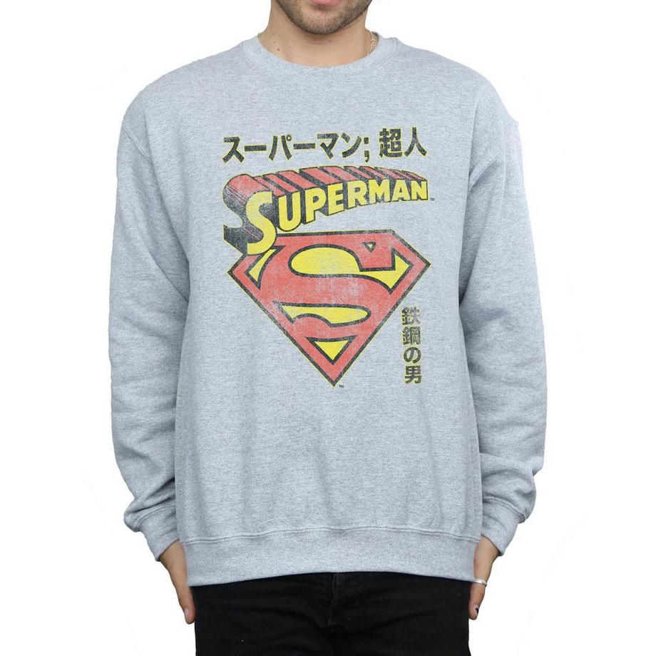 DC COMICS Superman Logo Japonais Sweatshirt  