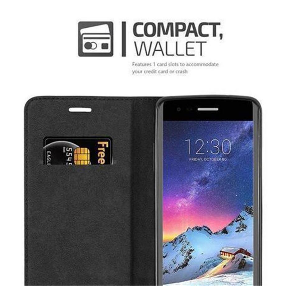 Cadorabo  Housse compatible avec LG K8 2017 - Coque de protection avec fermeture magnétique, fonction de support et compartiment pour carte 