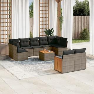 VidaXL Garten sofagarnitur poly-rattan  