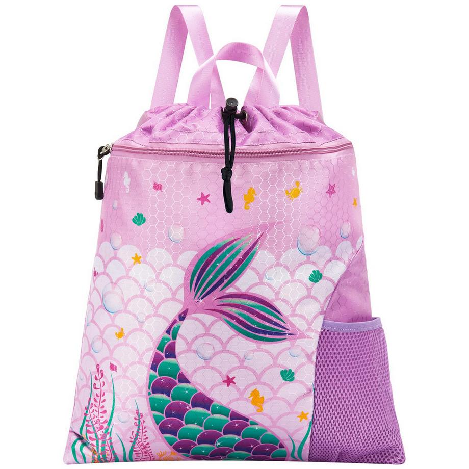 Sac à dos enfants - Sac de gym imperméable sac à dos sport école plage voyage natation sac de gym avec poche zippée eau