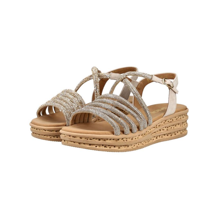 Gabor Sandali con zeppa e dettagli strass  