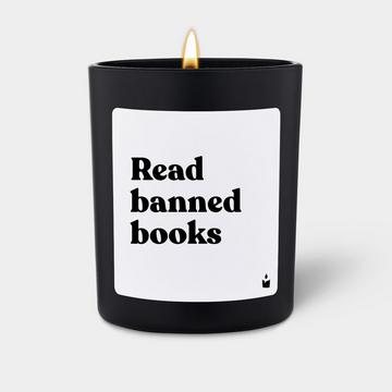 Duftkerze Woody Read banned books