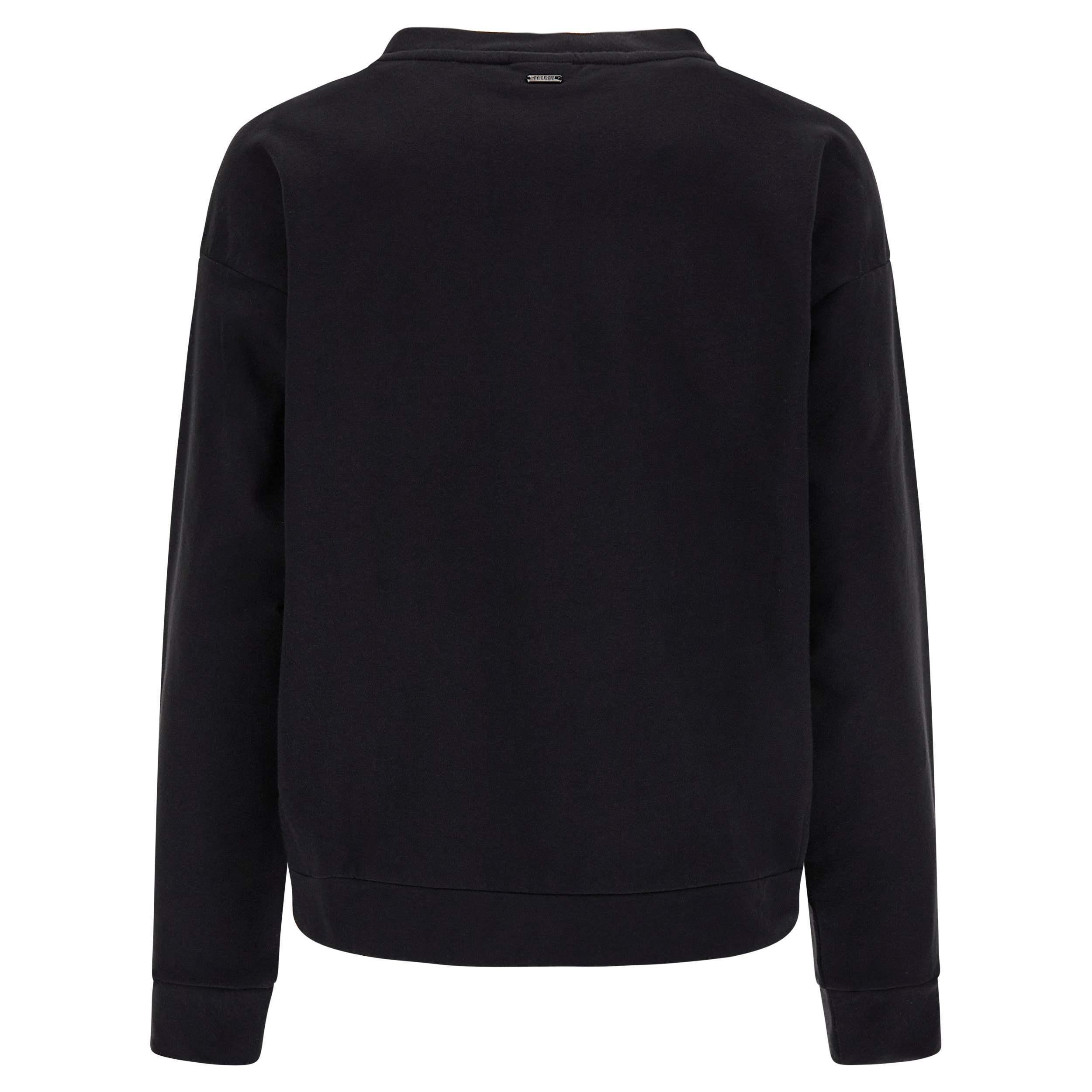 FREDDY Oversized Sweatshirt mit Glitzerprint  