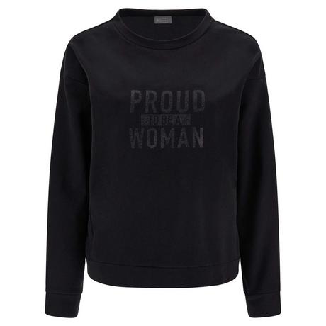 FREDDY Oversized Sweatshirt mit Glitzerprint  