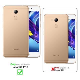 Cadorabo  Hülle für Honor 6C PRO Magnetverschluss, Kartenfach 