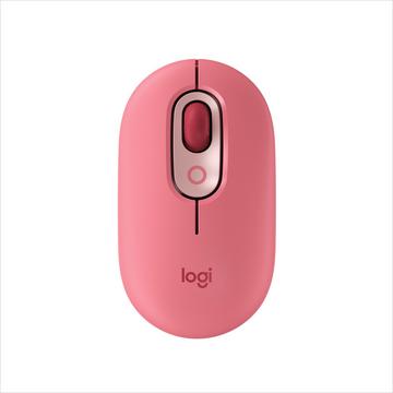 POP Mouse Wireless con Emoji personalizzabili, Tecnologia SilentTouch, Precisione e Velocità, Design Compatto, Bluetooth, USB, Multidispositivo, Compatibile OS - Heartbreaker