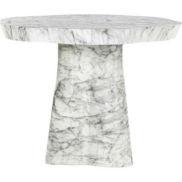 Table de salle à manger Rockyard ronde 140 white marble