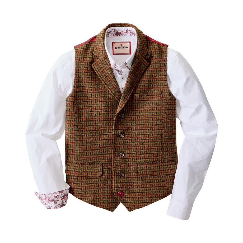Joe Browns Gilet a Quadri Stile Heritage  