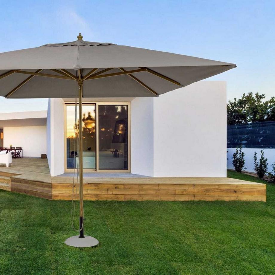 mutoni Sonnenschirm Eclipse 300x300 taubengrau  