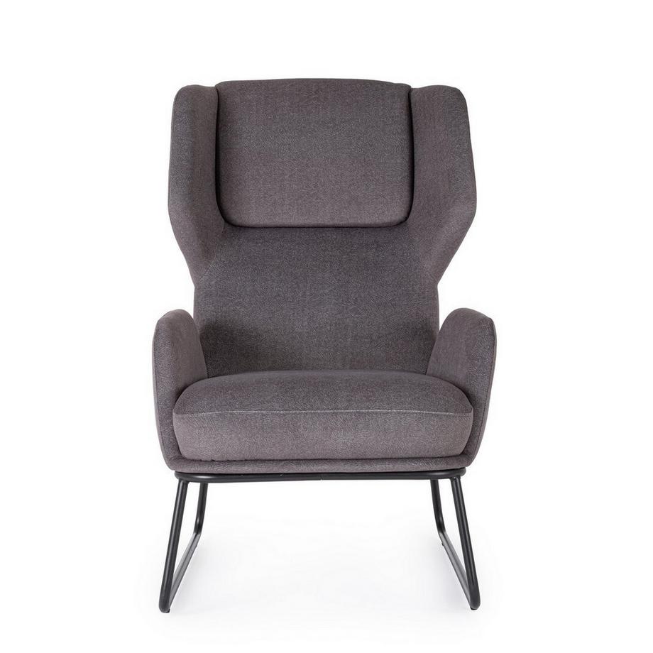 mutoni Fauteuil Ophelia gris foncé  