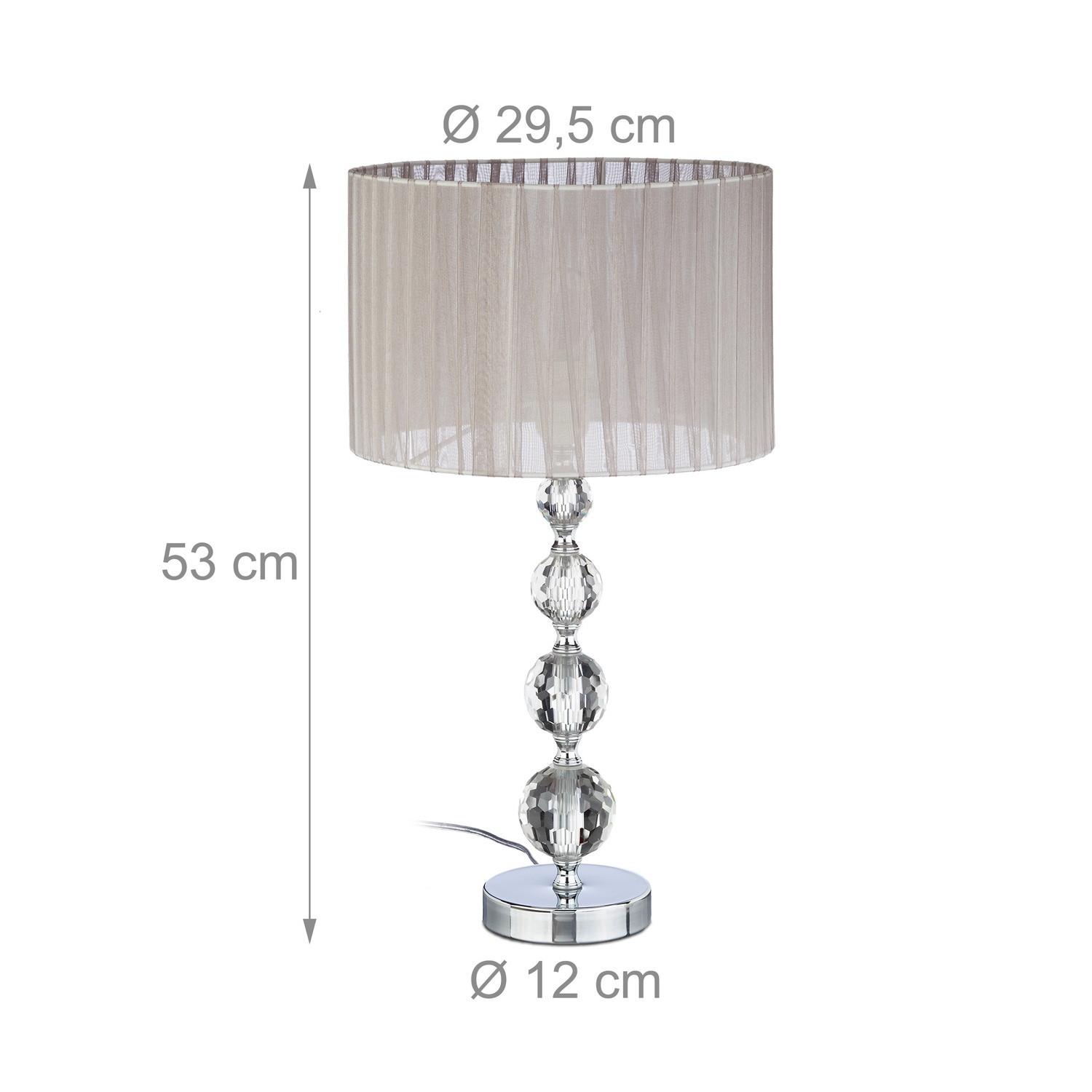 B2X Lampe de chevet Cristal  