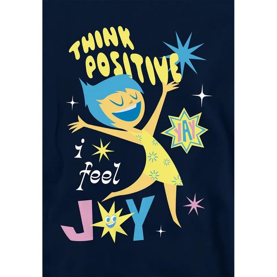 Inside Out  Think Positive Felpa Con Cappuccio 