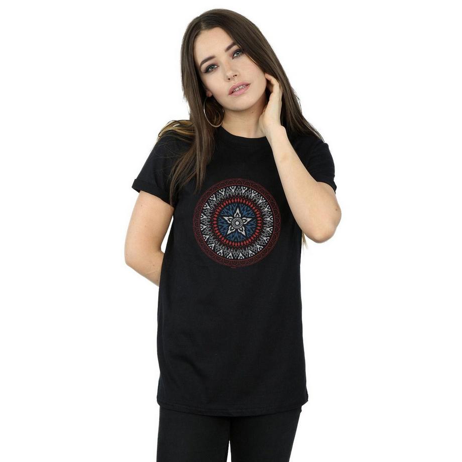 MARVEL Captain America Mandala T-Shirt  