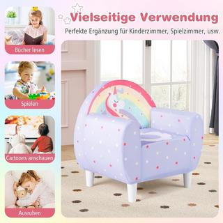 Northix Kindersofa mit Einhorn-Design  
