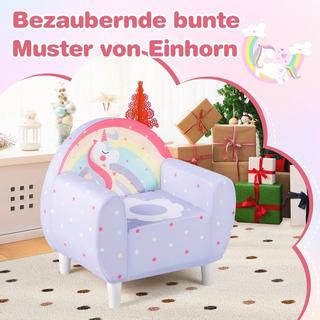Northix Kindersofa mit Einhorn-Design  